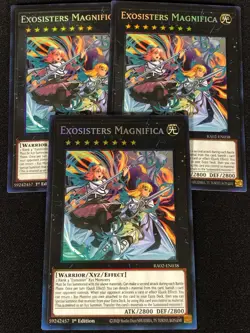 Yugioh Exosister Magnifica RA02-EN038 1st Collector x3 (NM) - Image 1