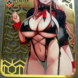WES - Goddess Story Gold METAL Card - NO Serial Number Card - Anime Emma Nikke - Image 3