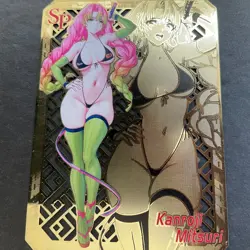 WES - Goddess Story Gold METAL Card - NO Serial Number Card - Anime Mitsuri - Image 1