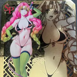 WES - Goddess Story Gold METAL Card - NO Serial Number Card - Anime Mitsuri - Image 2