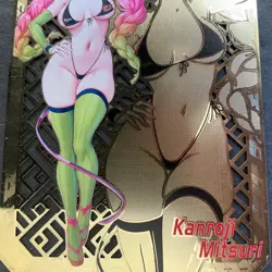 WES - Goddess Story Gold METAL Card - NO Serial Number Card - Anime Mitsuri - Image 3