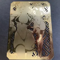 WES - Goddess Story Gold METAL Card - NO Serial Number Card - Anime Mitsuri - Image 5