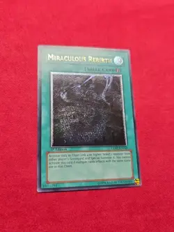 Yugioh! Miraculous Rebirth CDIP-EN044 Ultimate Rare trading card - Image 1