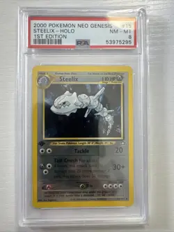 Steelix 15/111 Neo Genesis 1st Edition Holo Rare Pokemon Card WOTC - Image 1
