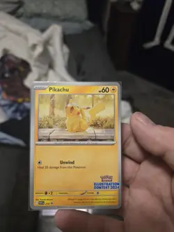 Pikachu - 214 (Illustration Contest 2024) 214 Sv: Scarlet & Violet Promo Card - Image 1