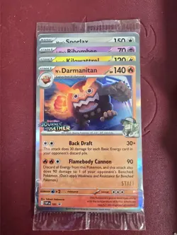 Pokemon Journey Together Prerelease Staff Promo Cards Sealed Set of 4 Sealed - Image 1