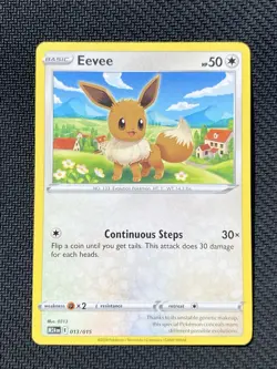 Eevee 013/015 McDonald's Promos 2024 Pokemon Card NEAR MINT NM - Image 1