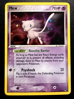 Mew 4/17 POP Series 4 Promo Pokemon Card Holo Foil Rare Near Mint - Image 1