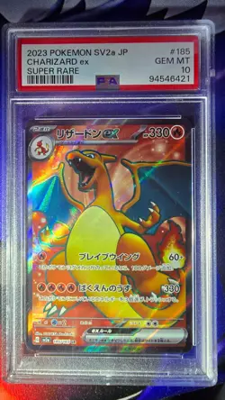 PSA 10 Charizard ex 185/165 Sv2a: Pokemon Card 151 Holo (Japanese) - Image 1