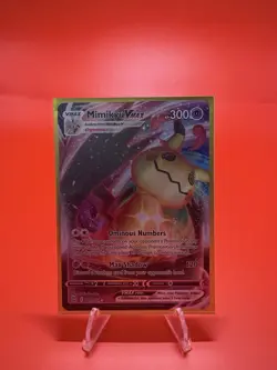 Pokemon TCG Mimikyu VMAX Holo Ultra Rare Card 069/172 Brilliant Stars - Image 2