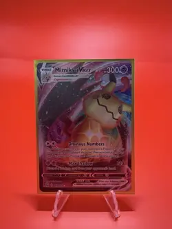 Pokemon TCG Mimikyu VMAX Holo Ultra Rare Card 069/172 Brilliant Stars - Image 3