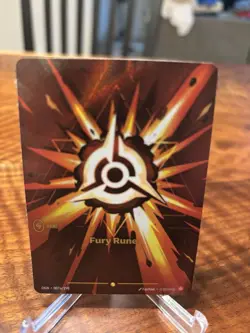 2025 Riftbound English TCG Card Fury Rune OGN·007a/298 Alt Art🔥 Free Ship! - Image 1