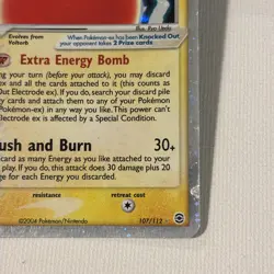 Electrode ex 107/112 Ultra Rare EX FireRed & LeafGreen Pokemon Card LP condition - Image 5