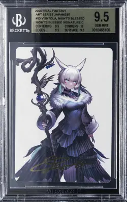 2025 MAGIC: THE GATHERING FINAL FANTASY JPN Y'SHTOLA, NIGHT'S BLESSED BGS 9.5 - Image 1