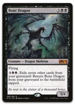 Bone Dragon #88 (NM) Core Set 2019 M19 Magic MTG - Image 1