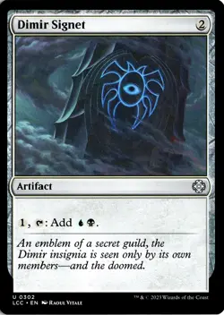 NM - Dimir Signet C Commander: The Lost Caverns of Ixalan 302 - Image 1