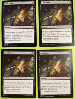 Cast Down DOM 81 (x4 Playset) MTG NM/M Never Played - Image 1