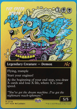 The Speed Demon (Borderless First-Place 538) FOIL Aetherdrift MINT (503698) - Image 1