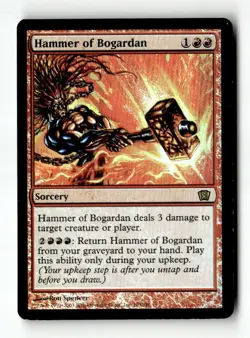 MTG | Hammer of Bogardan | 8th Edition | Foil | Moderately Played | English - Image 1