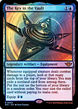 The Key to the Vault 054 Outlaws of Thunder Junction Foil MTG Rare - Image 1
