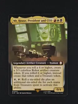 MTG: Fallout - Extended Art - Mr. House, President and CEO - NM - Image 1