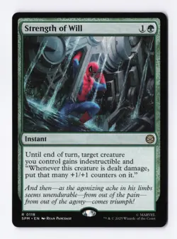 Strength of Will 0118 (R) MTG Marvel's Spider-Man (SPM) - Image 1