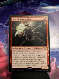 Fear of Missing Out Duskmourn: House of Horror Regular NM - Image 1