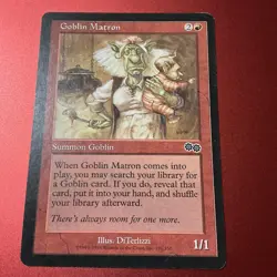 MTG Urza's Saga Goblin Matron 191/350 LP - Image 2