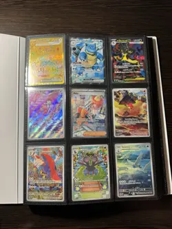 Pokemon Collection Binder Lot: SIR, Illustration Rare, Full Art, EX, Hyper Rare - Image 1