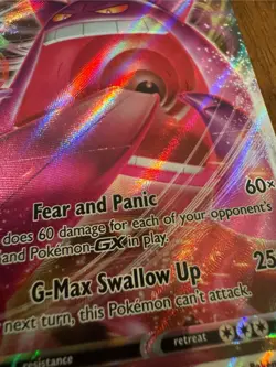 Pokemon Sword & Shield Fusion Strike Gengar VMAX 157/264 Holo Ultra Rare NM - Image 3