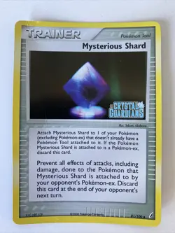 Pokemon TCG Mysterious Shard Crystal Guardians 81/100 Reverse Holo MP - Image 1