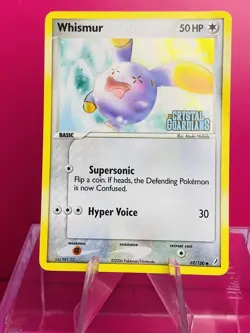 Whismur 69/100 | EX Crystal Guardians | REVERSE HOLO STAMPED | Pokemon Damaged - Image 1
