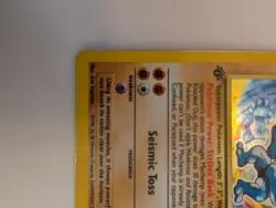 1999 Pokemon Base Set 1st Edition Shadowless Holo Machamp 8/102 - Image 5