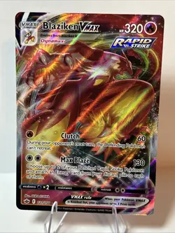 Blaziken VMAX 021/198 Ultra Rare Holo NM Pokemon SWSH06: Chilling Reign - Image 1