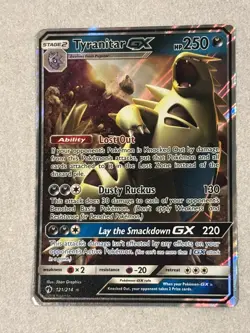 Tyranitar GX 121/214 Ultra Rare - Pokemon Sun & Moon Lost Thunder- ENG See Pics - Image 4
