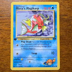 Misty's Magikarp 88/132 - 1st Edition Gym Challenge Vintage 2000- Pokemon TCG NM - Image 1