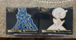 Pokemon TCG Mega Evolution Pokemon Center ETB’s (2 Pack. Both Sealed) In Cases - Image 1