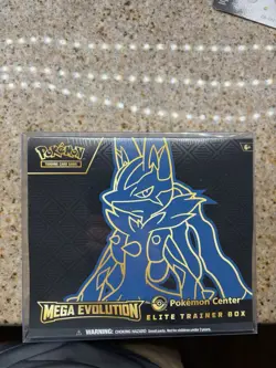 Pokemon TCG Mega Evolution Pokemon Center ETB’s (2 Pack. Both Sealed) In Cases - Image 2
