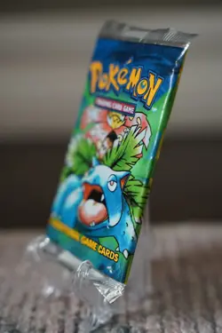 Pokemon Base Set Booster Pack Unlimited Venusaur Art WOTC TCG Vintage Sealed - Image 3