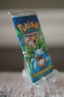 Pokemon Base Set Booster Pack Unlimited Venusaur Art WOTC TCG Vintage Sealed - Image 4
