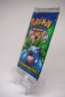 Pokemon Base Set Booster Pack Unlimited Venusaur Art WOTC TCG Vintage Sealed - Image 3