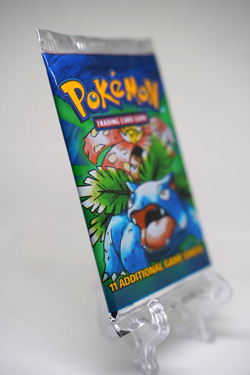 Pokemon Base Set Booster Pack Unlimited Venusaur Art WOTC TCG Vintage Sealed - Image 4