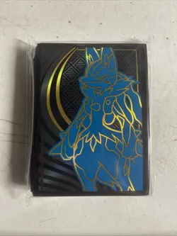 Pokemon ETB Sleeves - Mega Evolutions Lucario - Image 1
