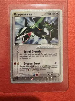 2003 Pokemon EX Dragon Rayquaza EX Holo 97/97 - Image 1