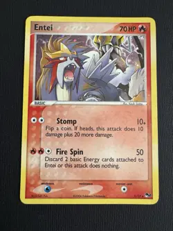 Pokemon HOLO Entei Suicune Raikou 1/17 3/17 4/17 POP SERIES 2 NM - Image 3