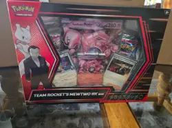 Pokemon TCG Team Rocket’s Mewtwo Ex Box Destined Rivals Scarlet & Violet Sealed - Image 1