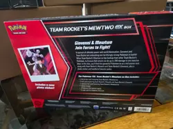 Pokemon TCG Team Rocket’s Mewtwo Ex Box Destined Rivals Scarlet & Violet Sealed - Image 2