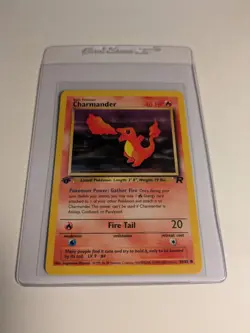 Pokemon TCG- Charmander 1st Edition 50/82 Team Rocket - Image 1