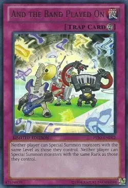 And the Band Played On - PRIO-ENDE2 - Ultra Rare - Limited Edition Yugioh - Image 1