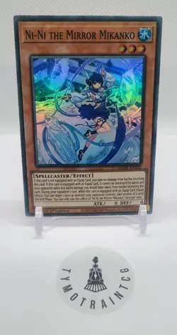 Yu-gi-oh! - Ni-Ni the Mirror Mikanko - AMDE-EN026 1st Edition Super Rare - Image 1